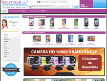 Tablet Screenshot of boutiquedesaccessoires.fr